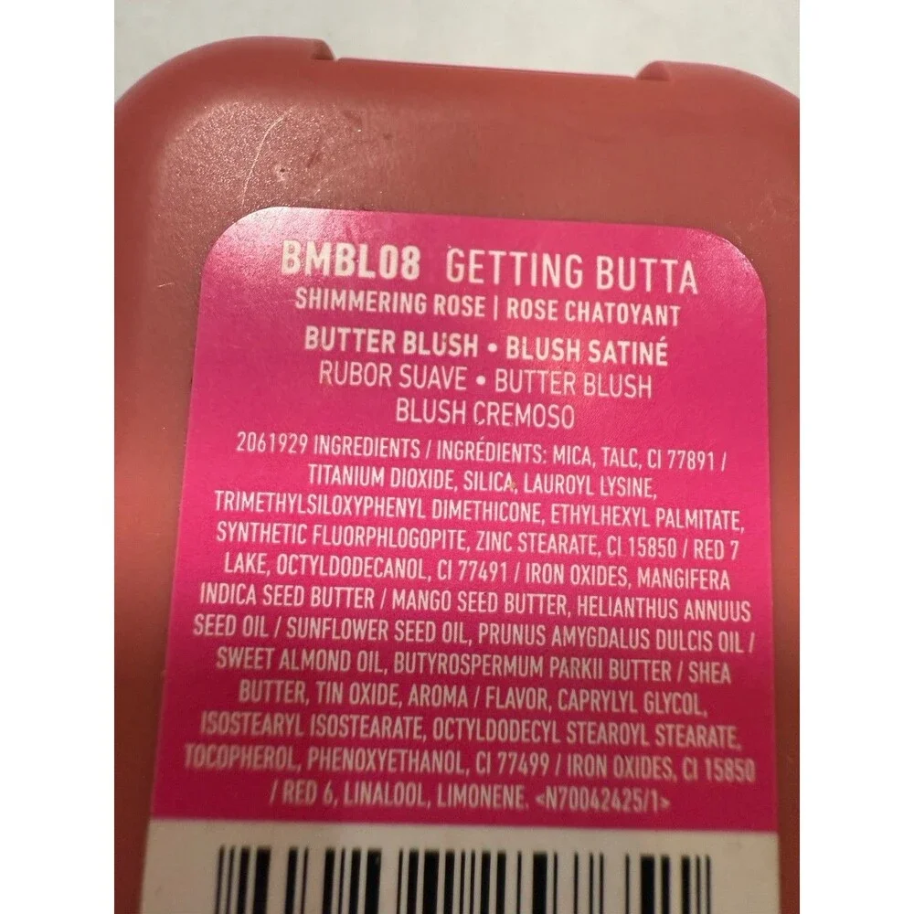 NYX Makeup Buttermelt Blush BMBL08 GETTING BUTTA, Free Laura Geller Kabuki Brush